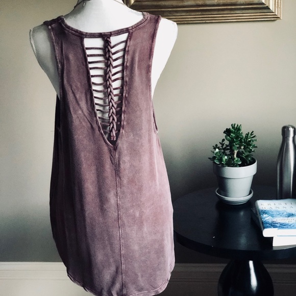 🆕 MONO B BACK BRAIDED STRAP WITH V-NECK TOP - Picture 3 of 3